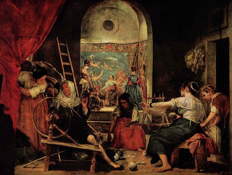 Diego Velazquez Die Spinnerinnen France oil painting art